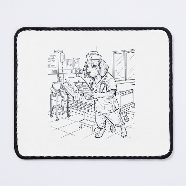 Item preview, Vintage Beagle Nurse Dog Dad Mom Lover designed and sold by TerryConnells.