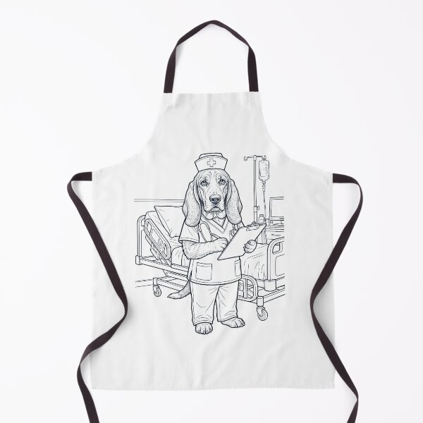 Item preview, Vintage Basset Hound Nurse Dog Dad Mom Lover designed and sold by TerryConnells.