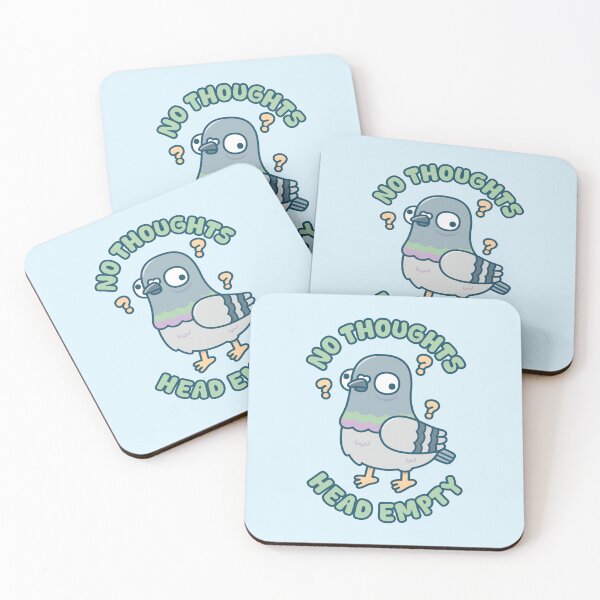 Item preview, Cute Funny Pigeon No Thoughts Head Empty Meme designed and sold by rustydoodle.
