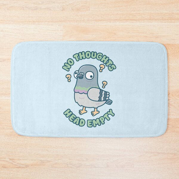 Item preview, Cute Funny Pigeon No Thoughts Head Empty Meme designed and sold by rustydoodle.