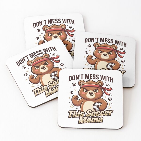 Item preview, Don't Mess With This Soccer Mama Bear Shirt designed and sold by BumbleBloom7.
