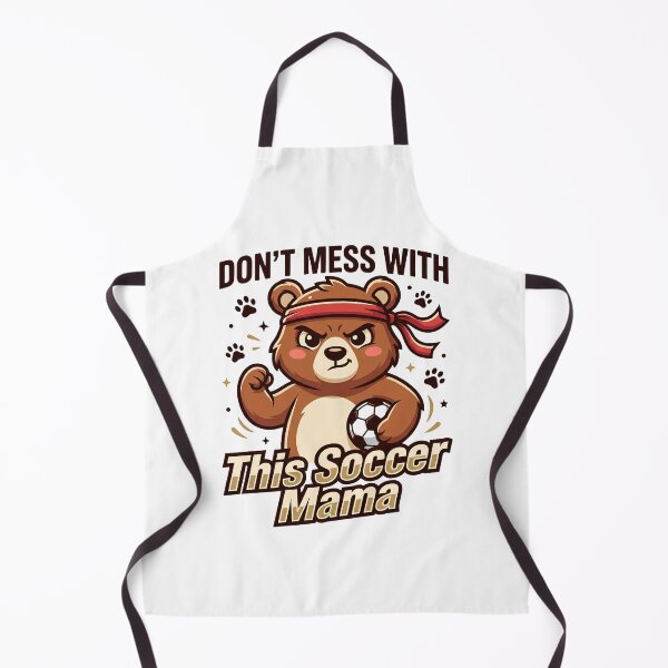 Item preview, Don't Mess With This Soccer Mama Bear Shirt designed and sold by BumbleBloom7.