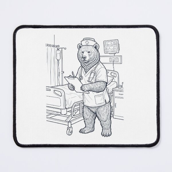 Item preview, Vintage Bear Nurse Animal Lover designed and sold by TerryConnells.