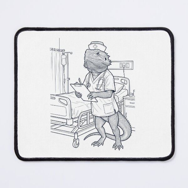 Item preview, Vintage Bearded Dragon Nurse Animal Lover designed and sold by TerryConnells.