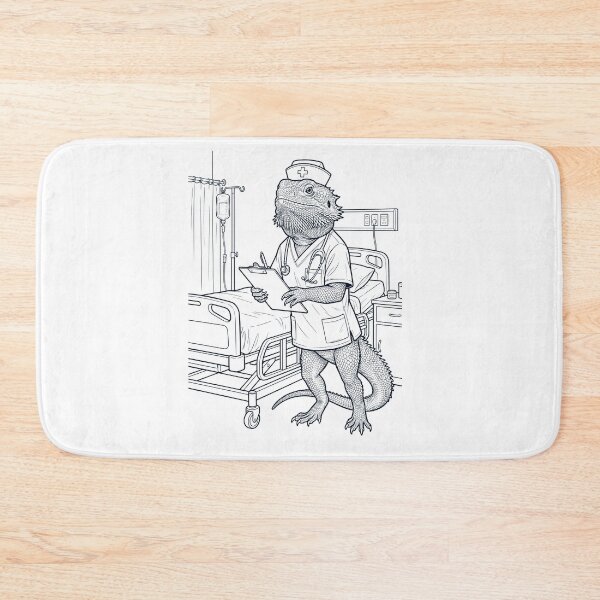 Item preview, Vintage Bearded Dragon Nurse Animal Lover designed and sold by TerryConnells.