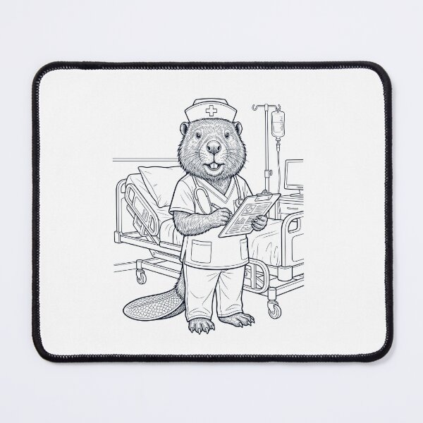 Item preview, Vintage Beaver Nurse Animal Lover designed and sold by TerryConnells.