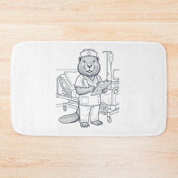 Item preview, Vintage Beaver Nurse Animal Lover designed and sold by TerryConnells.