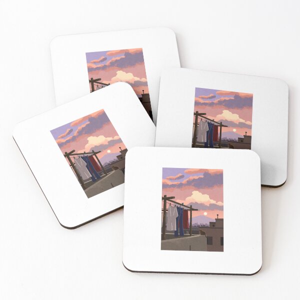 Item preview, Tokyo Rooftop Sunset Cats Lo-fi Aesthetic designed and sold by lofiasia.