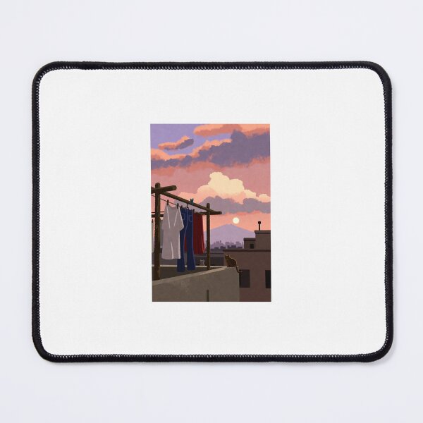 Item preview, Tokyo Rooftop Sunset Cats Lo-fi Aesthetic designed and sold by lofiasia.
