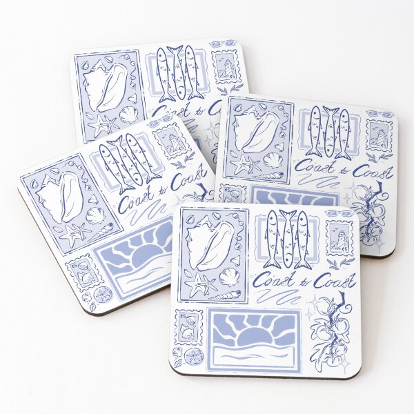 Item preview, Coastal Print designed and sold by The Lavender Clown.