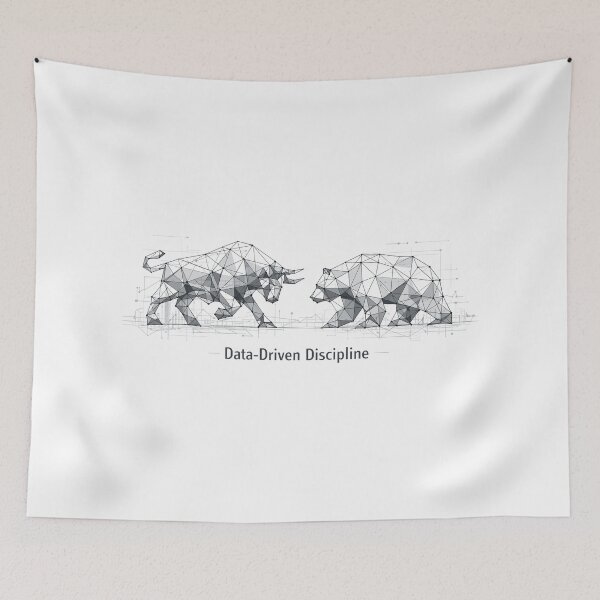 Item preview, Data-Driven Discipline: Bull & Bear Design designed and sold by Pineapple-Tree.