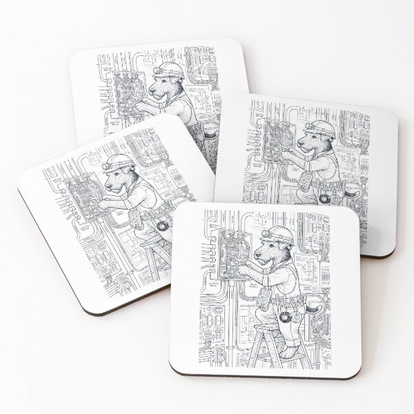 Item preview, Vintage Airedale Terrier Electrician Dog Dad Mom Lover designed and sold by DoodleTortle.