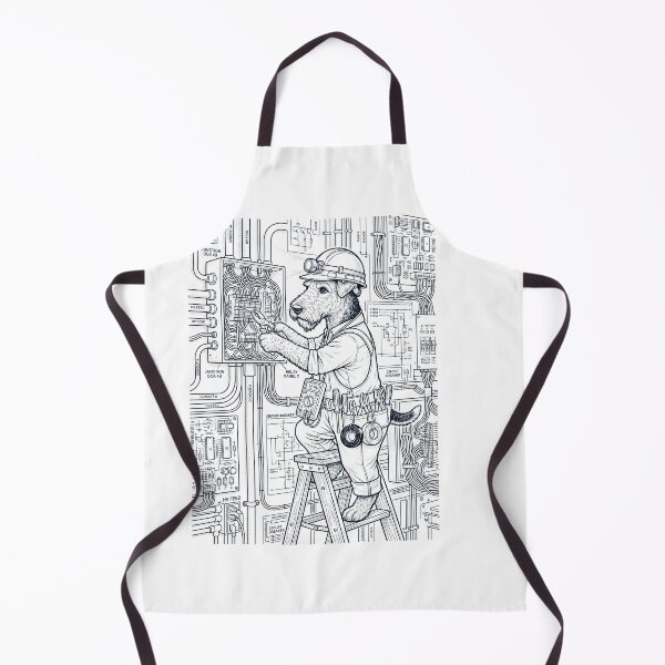 Item preview, Vintage Airedale Terrier Electrician Dog Dad Mom Lover designed and sold by DoodleTortle.