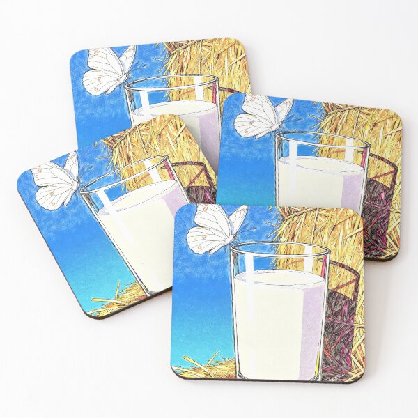 Artikelvorschau, Rustikales Milchglas und weißer Schmetterling – Landhausstil entworfen und verkauft von Hen-C-Art.