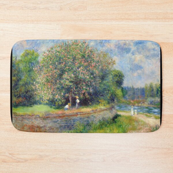 Item preview, Chestnut in Blossom by Pierre-Auguste Renoir: Impressionist Garden Wall Art designed and sold by artofuniverse.
