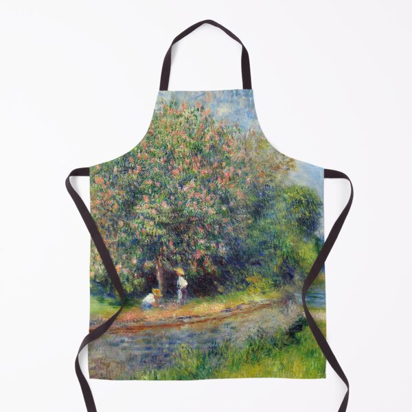 Item preview, Chestnut in Blossom by Pierre-Auguste Renoir: Impressionist Garden Wall Art designed and sold by artofuniverse.