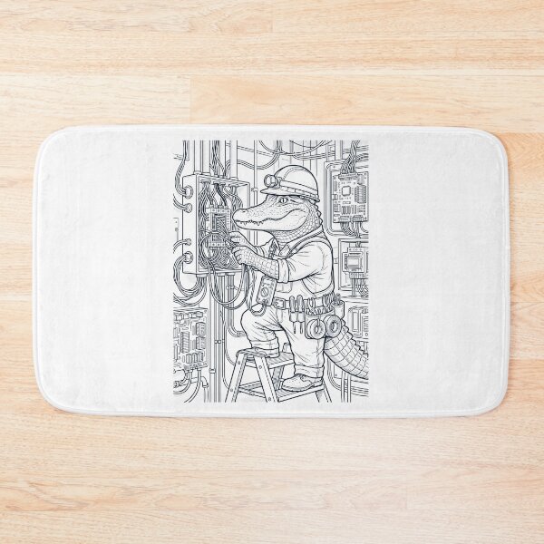 Item preview, Vintage Alligator Electrician Animal Lover designed and sold by DoodleTortle.