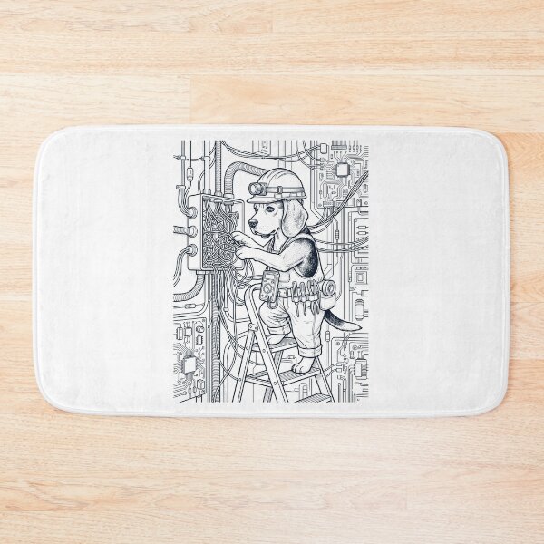 Item preview, Vintage Beagle Electrician Dog Dad Mom Lover designed and sold by DoodleTortle.