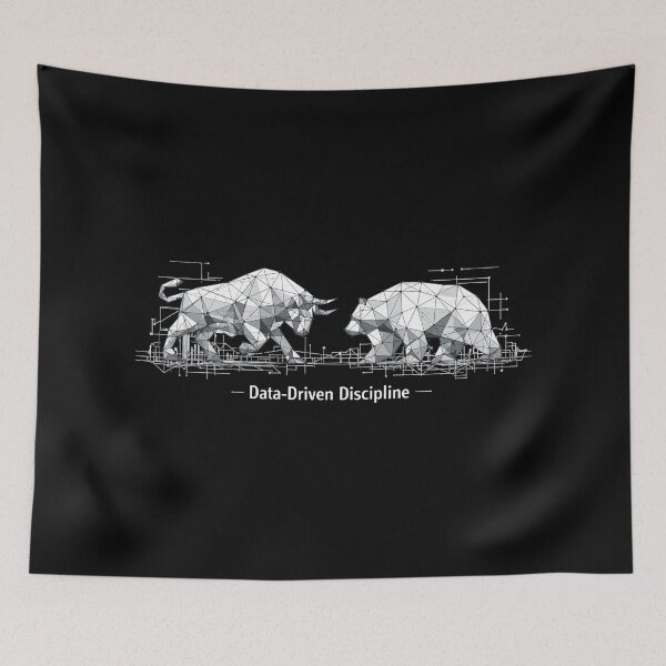 Item preview, Data-Driven Discipline: Bull & Bear Design designed and sold by Pineapple-Tree.