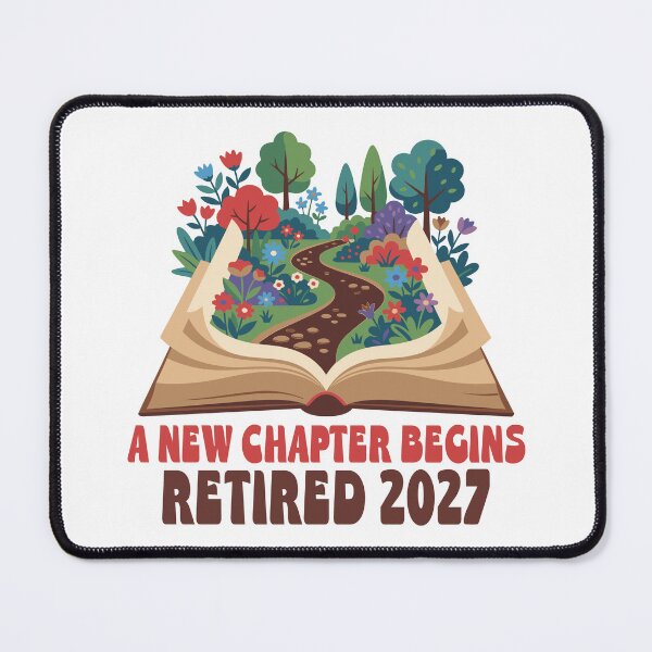 Item preview, A New Chapter Begins Retirement Last Day of School Teacher designed and sold by Colorfulman.