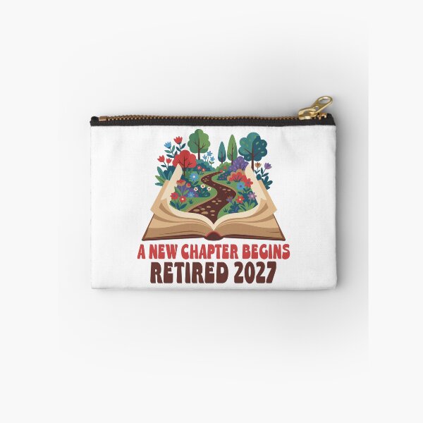 Item preview, A New Chapter Begins Retirement Last Day of School Teacher designed and sold by Colorfulman.