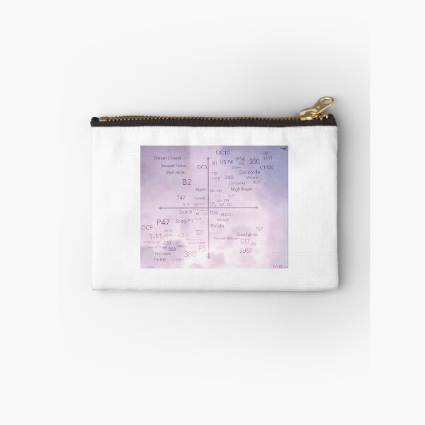 Item preview, Plane chart (purple clouds version) designed and sold by LilyGraceRose.