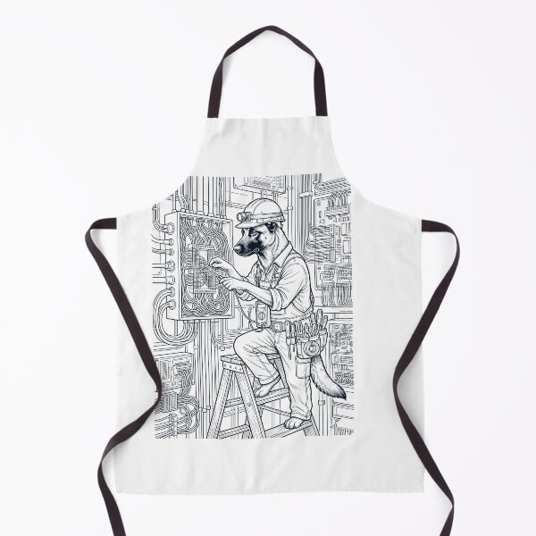 Item preview, Vintage Belgian Malinois Electrician Dog Dad Mom Lover designed and sold by DoodleTortle.