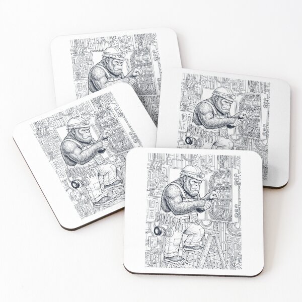 Item preview, Vintage Bigfoot Electrician Animal Lover designed and sold by DoodleTortle.