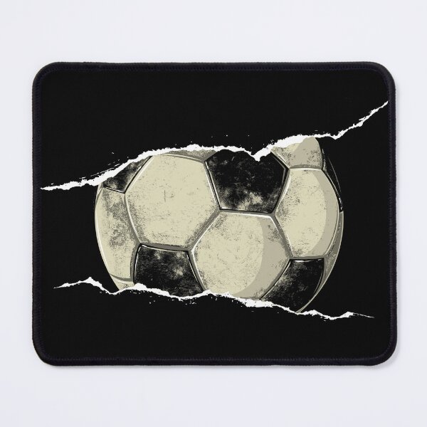 Item preview, Vintage Soccer Ball Breaking Through Torn Paper designed and sold by PMSNshop.
