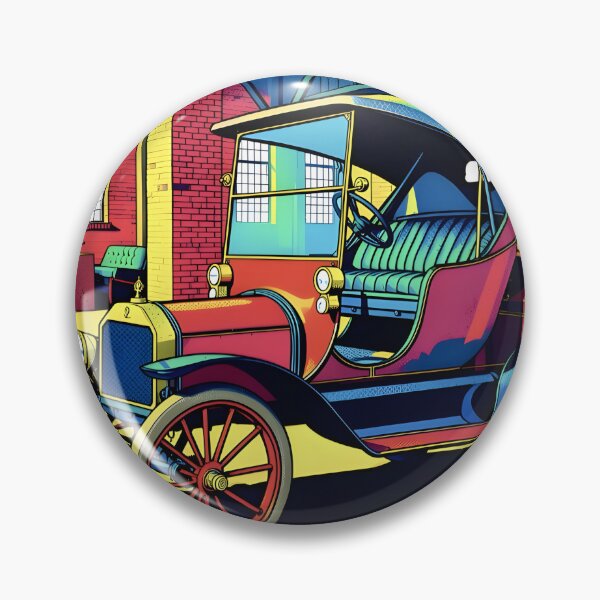 Item preview, First Mass Production Car Model T Vintage Pop Art Factory designed and sold by Daniela`s shop.