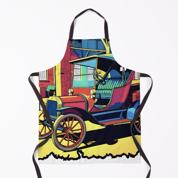 Item preview, First Mass Production Car Model T Vintage Pop Art Factory designed and sold by Daniela`s shop.