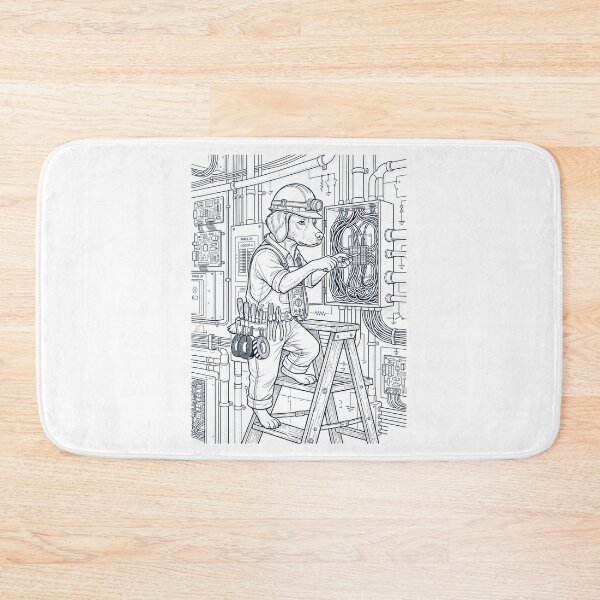 Item preview, Vintage Brittany Electrician Dog Dad Mom Lover designed and sold by DoodleTortle.