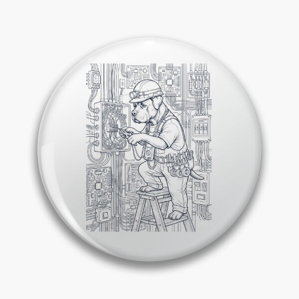 Item preview, Vintage Cane Corso Electrician Dog Dad Mom Lover designed and sold by DoodleTortle.