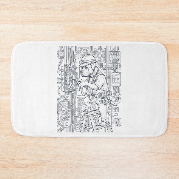 Item preview, Vintage Cane Corso Electrician Dog Dad Mom Lover designed and sold by DoodleTortle.
