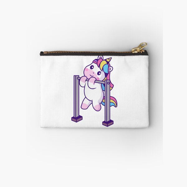 Item preview, Cute Fitness Unicorn Doing Pull Ups Workout designed and sold by Jerbilsmouse.