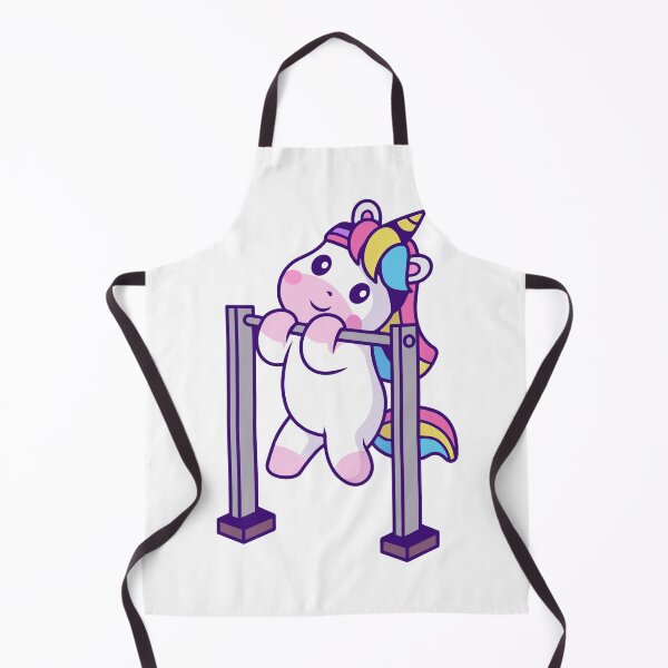 Item preview, Cute Fitness Unicorn Doing Pull Ups Workout designed and sold by Jerbilsmouse.