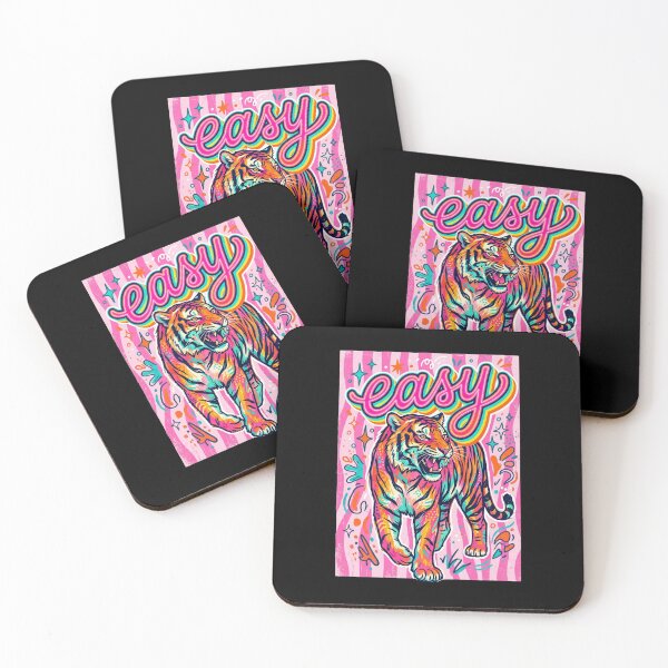 Item preview, Easy Tiger Retro Groovy Psychedelic designed and sold by dudelinart.