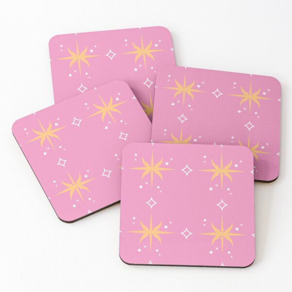 Item preview, Arcane Stars Print 1 - Pretty Pink and Gold designed and sold by Daniel Bevis Design.