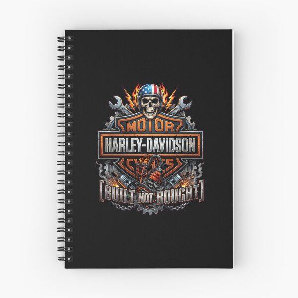 Item preview, Harley Davidson Built Not Bought Motorcycle Builder Illustration designed and sold by enzoade.