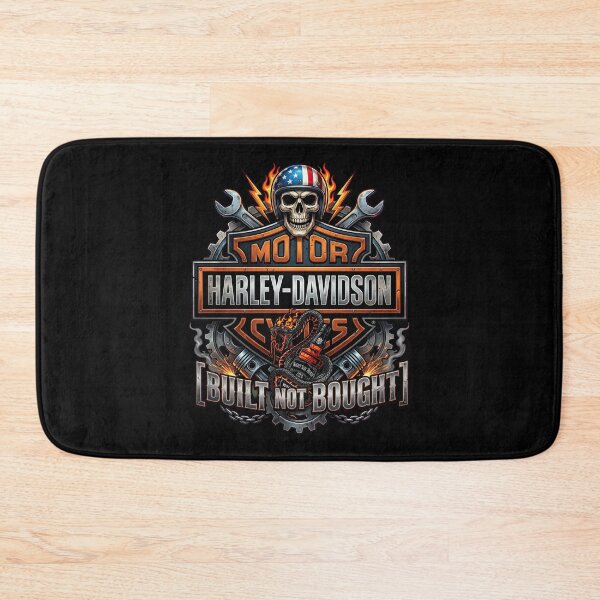 Item preview, Harley Davidson Built Not Bought Motorcycle Builder Illustration designed and sold by enzoade.