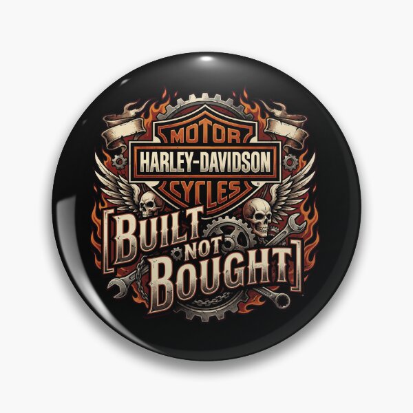 Item preview, Harley Davidson Built Not Bought American Garage Style Artwork designed and sold by enzoade.
