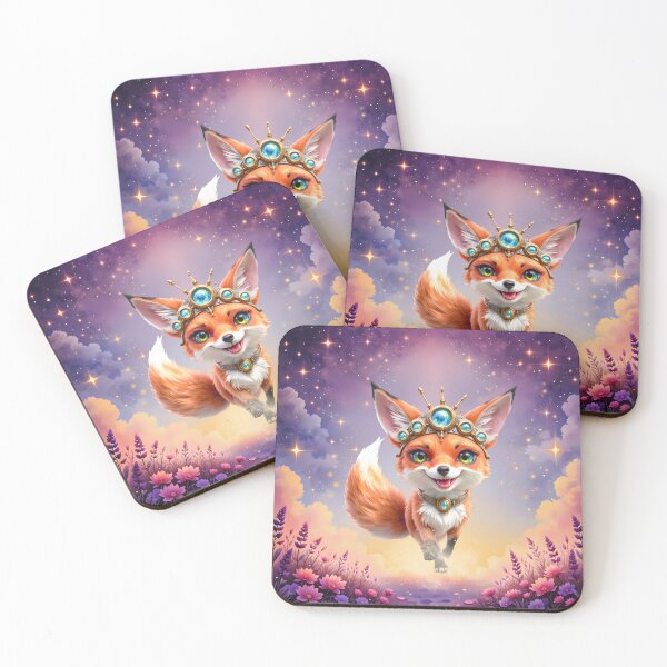 Item preview, Starlit Fox of the Moonlit Meadows designed and sold by nicky2342.