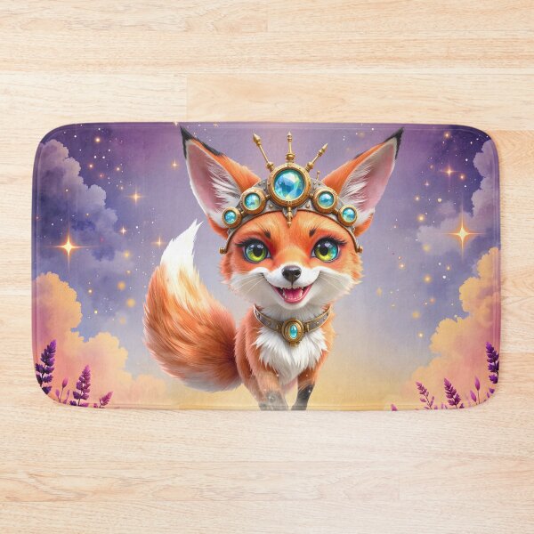 Item preview, Starlit Fox of the Moonlit Meadows designed and sold by nicky2342.