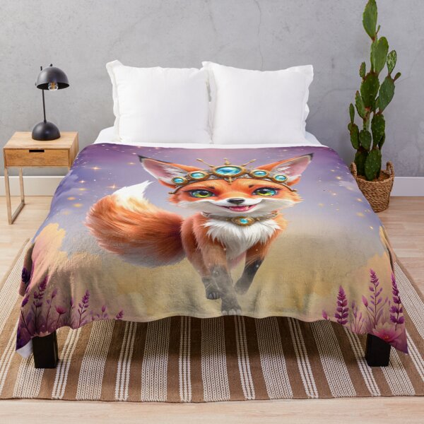 Item preview, Starlit Fox of the Moonlit Meadows designed and sold by nicky2342.