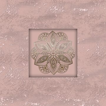 Artwork thumbnail, Mandala rosegold 2 by khdesign