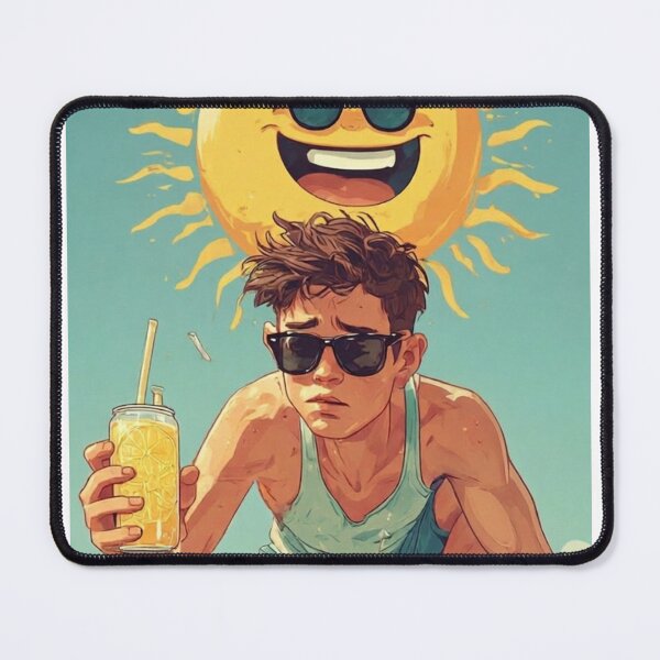 Item preview, The heat was intense on the beach. designed and sold by Whose-sweat.
