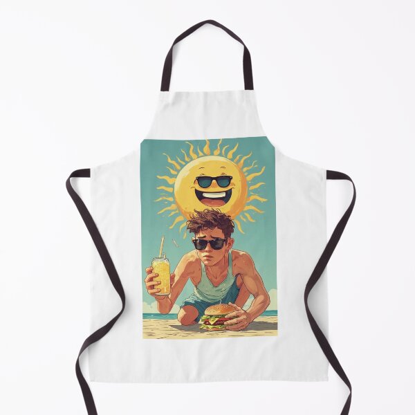 Item preview, The heat was intense on the beach. designed and sold by Whose-sweat.