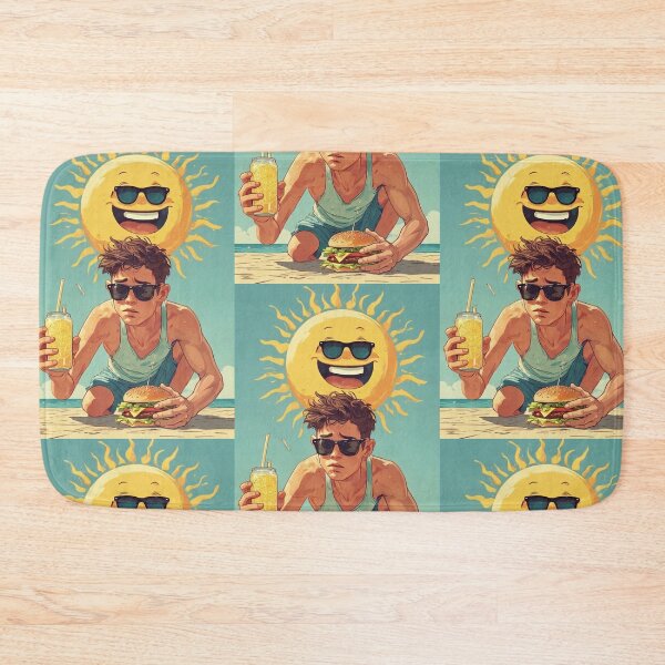 Item preview, The heat was intense on the beach. designed and sold by Whose-sweat.