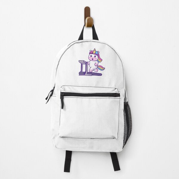 Item preview, Cute Fitness Unicorn Running on Treadmill designed and sold by Jerbilsmouse.
