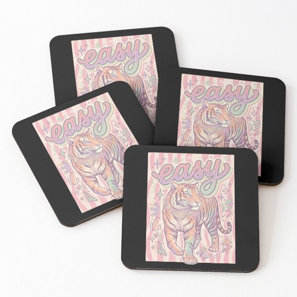 Item preview, Easy Tiger Cute Pastel Retro designed and sold by dudelinart.